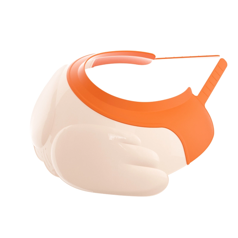orange shampoo visor