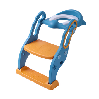 toilet training seat with steps